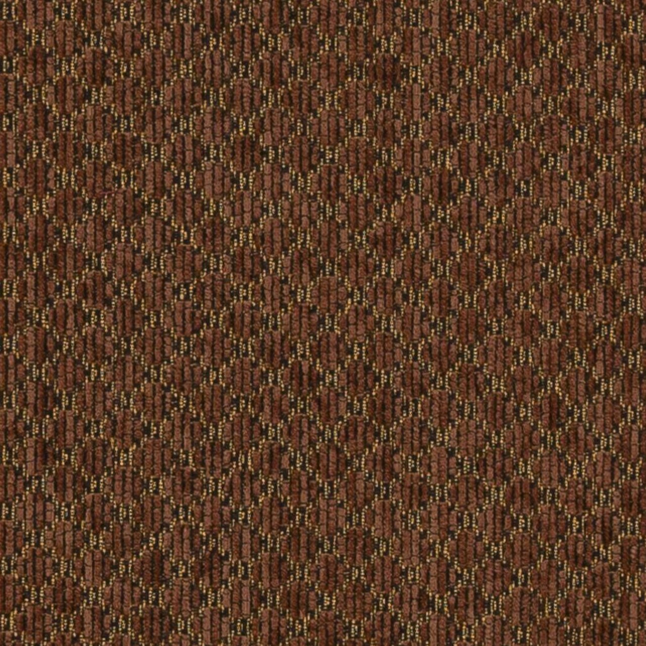 SIENNA - Brown Diamond, Small Scale Upholstery Fabric 54 Inches"